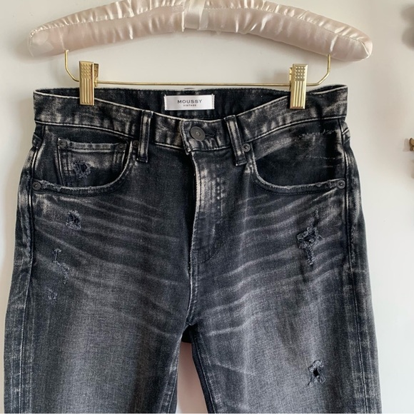 MOUSSY BLACK SKINNY JEANS - Picture 7 of 15